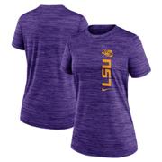 LSU Nike Women's Dri-Fit Team Issue Velocity Crew